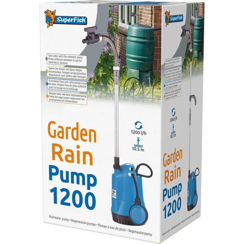 Superfish Garden Rain Pomp 1200 - productfoto, Filterpomp bij Vijvercentrum