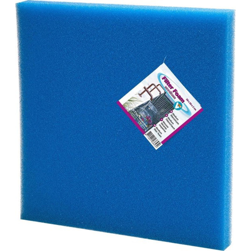 Velda Filter Foam Blue 50 x 50 x 2 cm - productfoto, Filtermedium bij Vijvercentrum