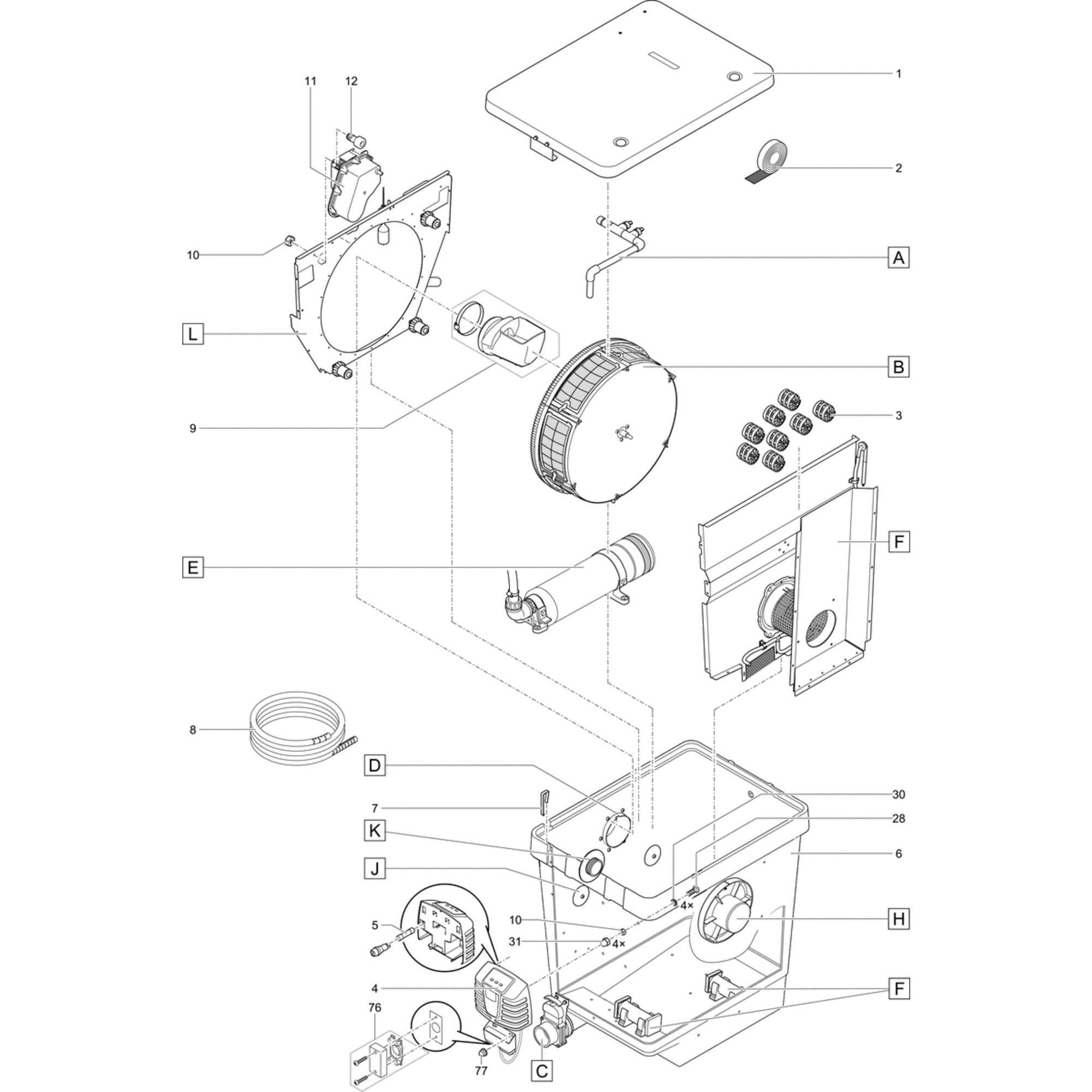 Verv. dichting Compact midden