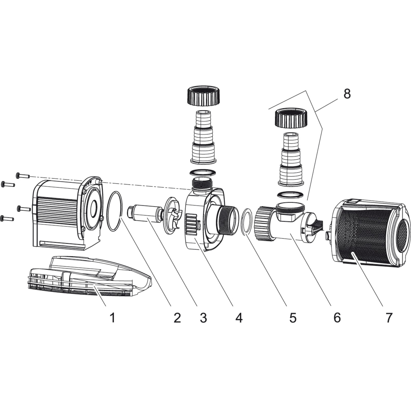 Vervangrotor cpl. EC-mini 4000