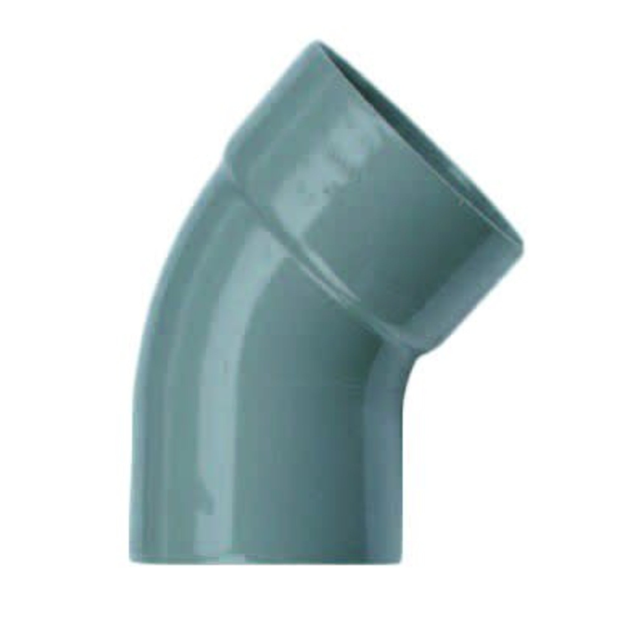 Wavin PVC Bocht 45° mof x spie 40mm - productfoto