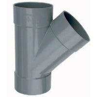Wavin PVC T-Stuk 45° 3 x mof 75mm - productfoto, miniatuur 1