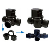 Xclear automatische 3-weg kraan 63mm 230VAC, miniatuur 1