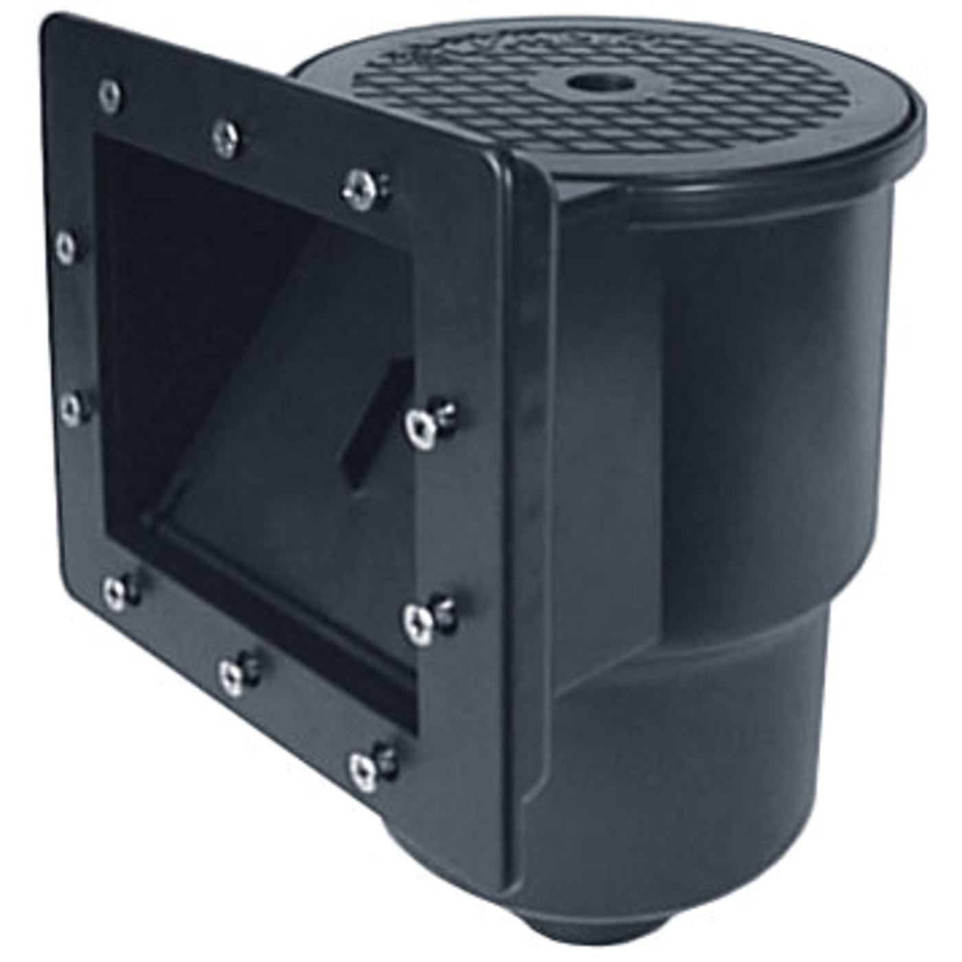 Zwarte Wandskimmer - Klein - beton/foliewand