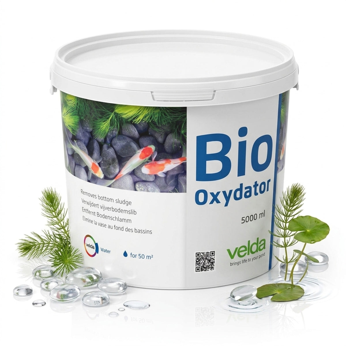 Velda Bio-Oxydator 5.000 ml - biologische slibafbraak voor 50 m2 vijverbodem