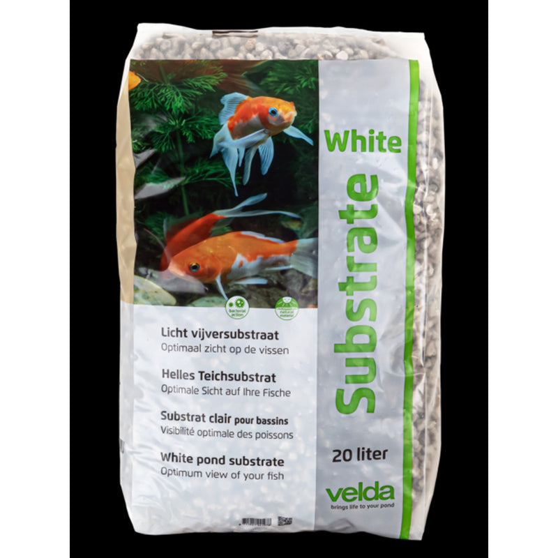 Velda Pond Substrate White 13 kg / 20 liter - biologische voedingsbodem voor vijverbodem, afbeelding 2 Vijversubstraat
