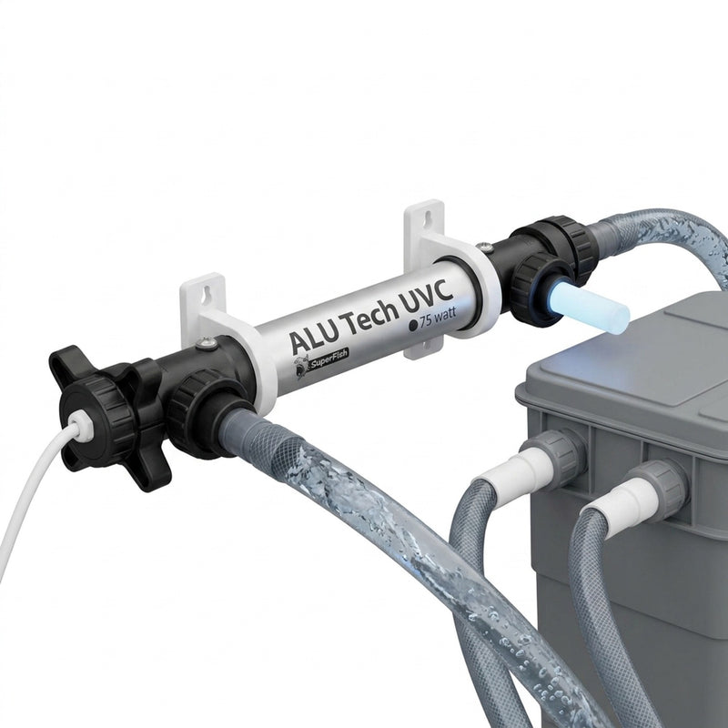 Superfish Alutech UVC T5 75 watt - Aluminium UV-C unit voor vijvers tot 75.000 liter, afbeelding 4 UV-C Unit