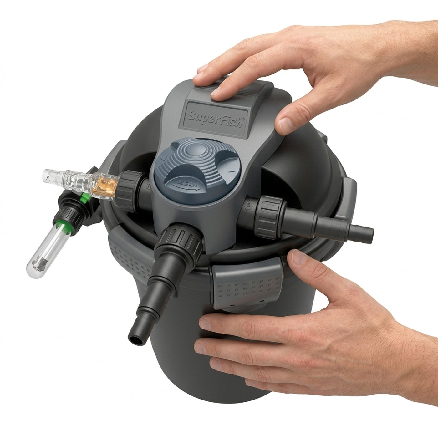 Superfish Topclear Kit 5000 - Compleet drukfiltersysteem met pomp en UV-C
