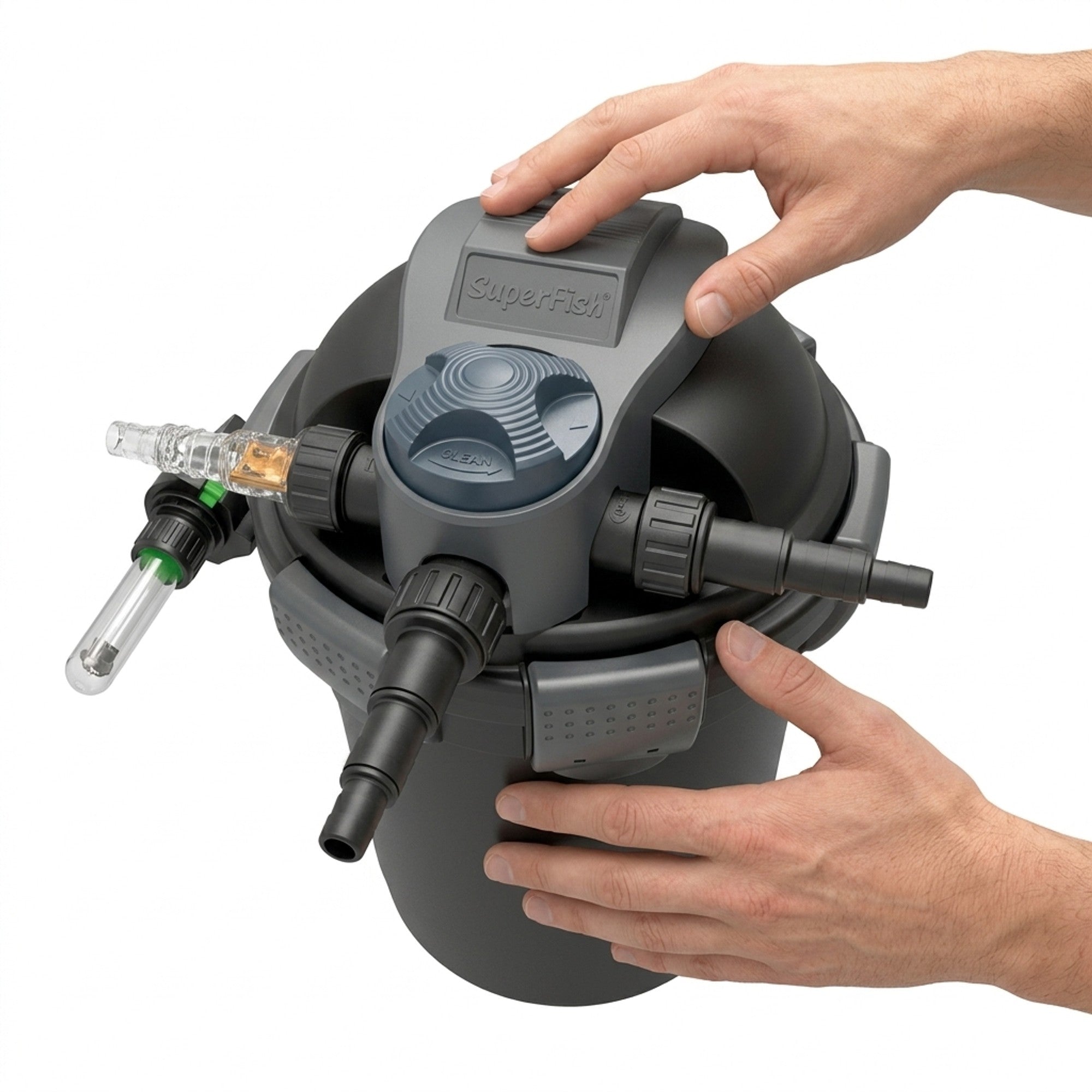 Superfish Topclear Kit 5000 - Compleet drukfiltersysteem met pomp en UV-C