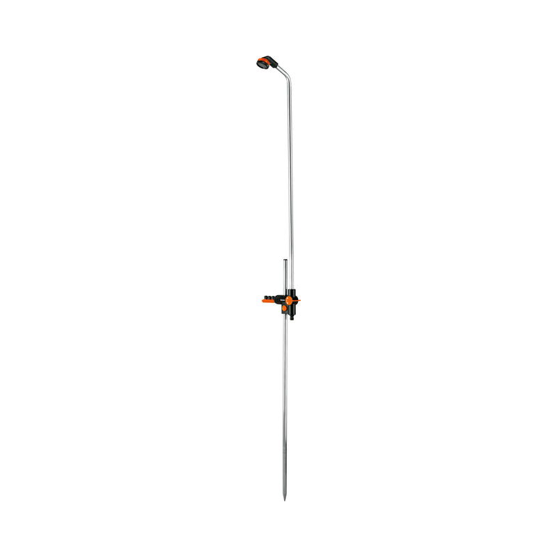 Front view of a Gardena garden shower with adjustable height., Tuin Accessoire bij Vijvercentrum