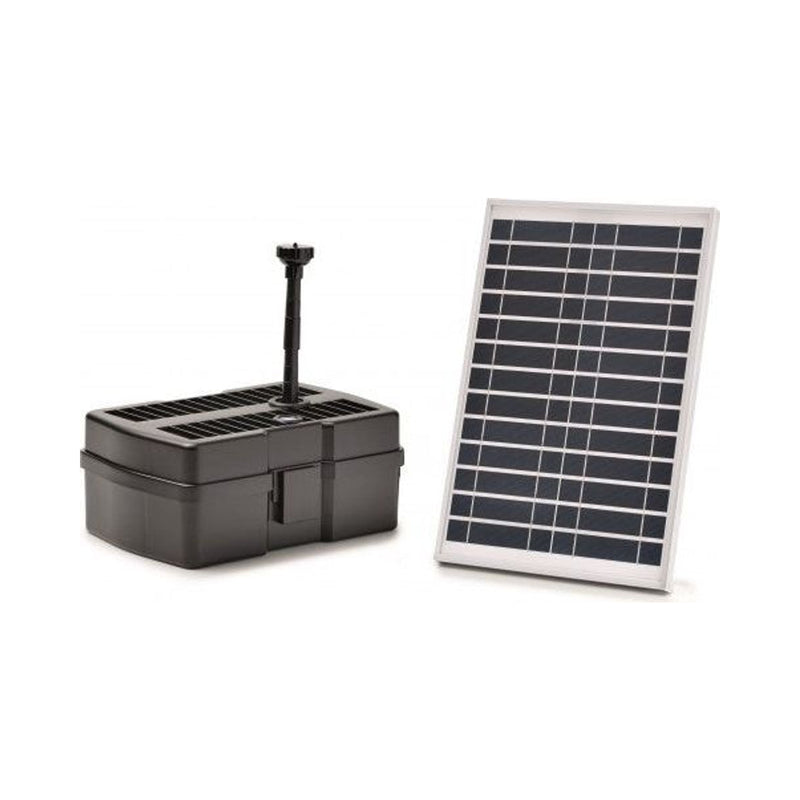Pontec PondoRell 1500 UVC Solar onderwaterfilter met fontein en los zonnepaneel, afbeelding 2 Vijverfilter