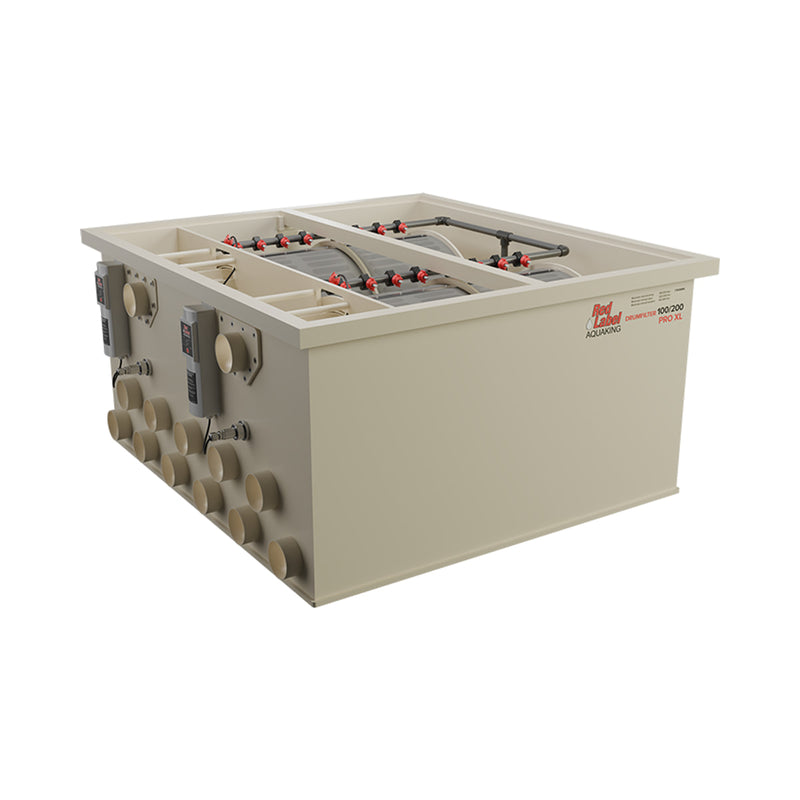Red Label AquaKing PRO Drum 100/200 XL trommelfilter, productaanzicht, Vijverfilter bij Vijvercentrum