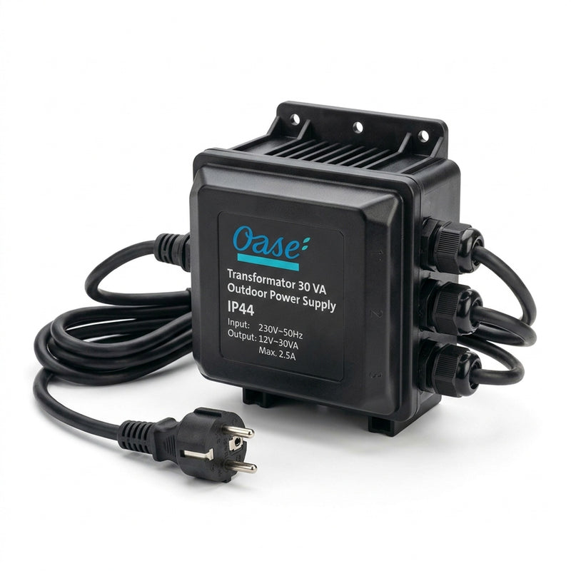 Oase Transformator 30 VA met 3 uitgangen - Voeding voor vijververlichting 12V, Vijver Accessoire bij Vijvercentrum