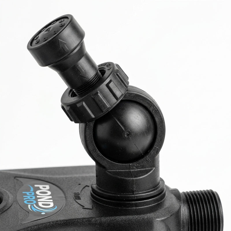 Kogelgewricht 1" Kunststof voor Fonteinsproeiers - AUGA - afbeelding 2, afbeelding 2 PVC Hulpstuk