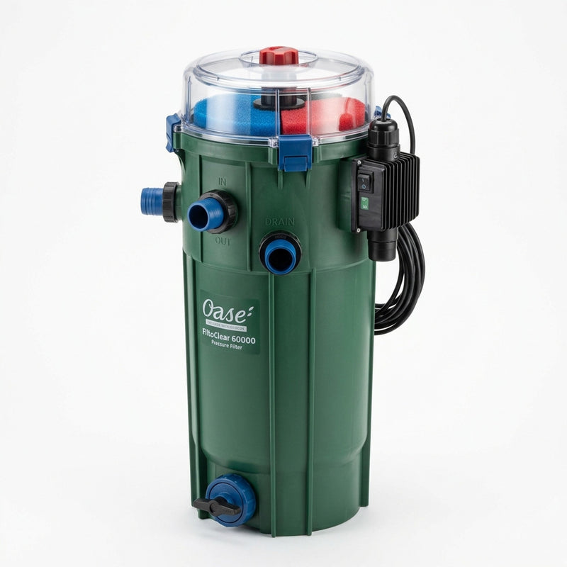 Oase FiltoClear 60000 - drukfilter met UVC voor vijvers tot 60.000 liter, Vijverfilter bij Vijvercentrum