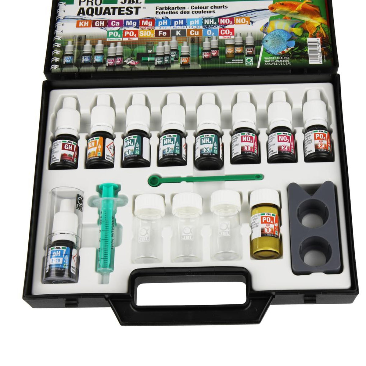JBL ProAquaTest Combiset Pond - Testkoffer voor 6 vijverwaardes - afbeelding 4