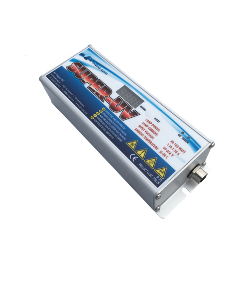 Air Aqua Super UV ballast 25-105 watt - Elektronische trafo met urenteller voor T5 amalgaam, afbeelding 2 van 2