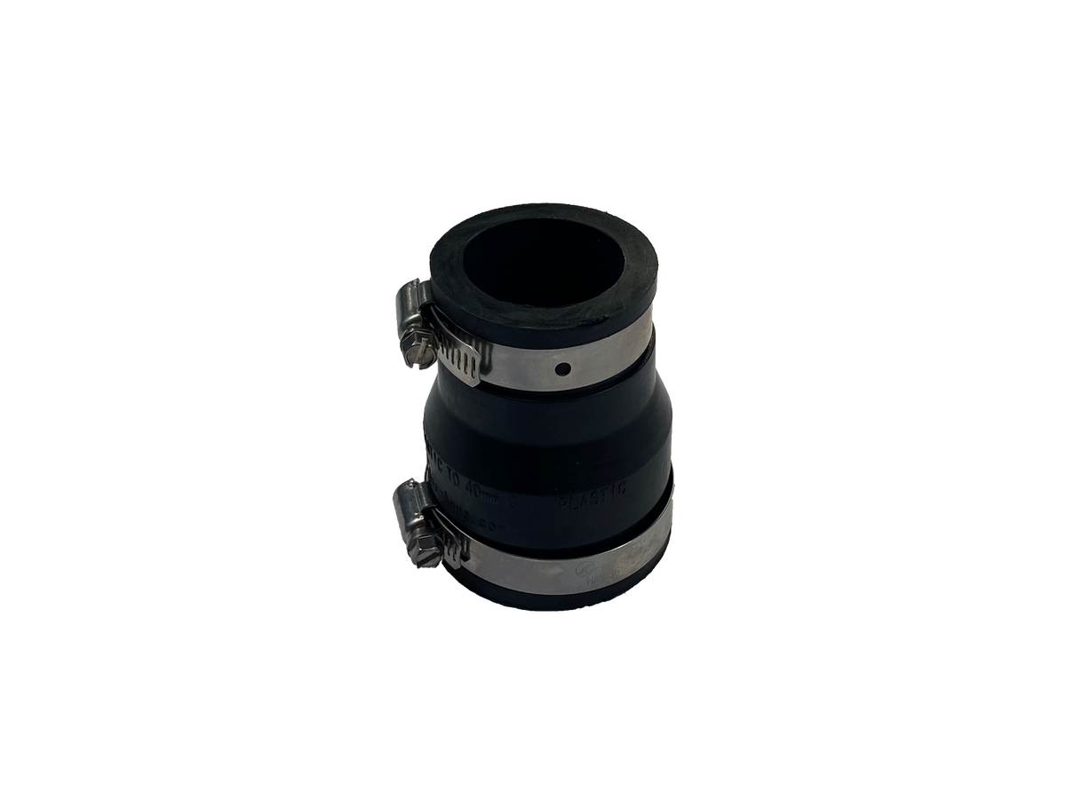 Air Aqua Flexibele rubber verloopsok/mof 40x25mm