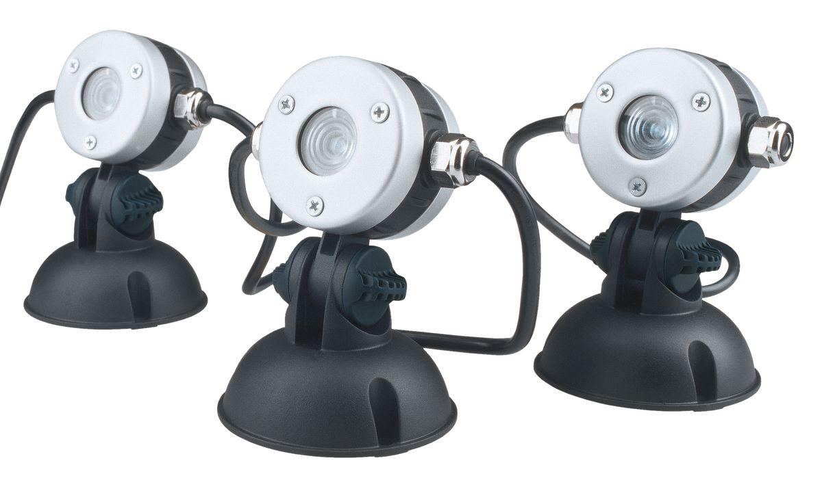Oase LunAqua Mini LED - Set van 3 compacte vijverspots koel wit