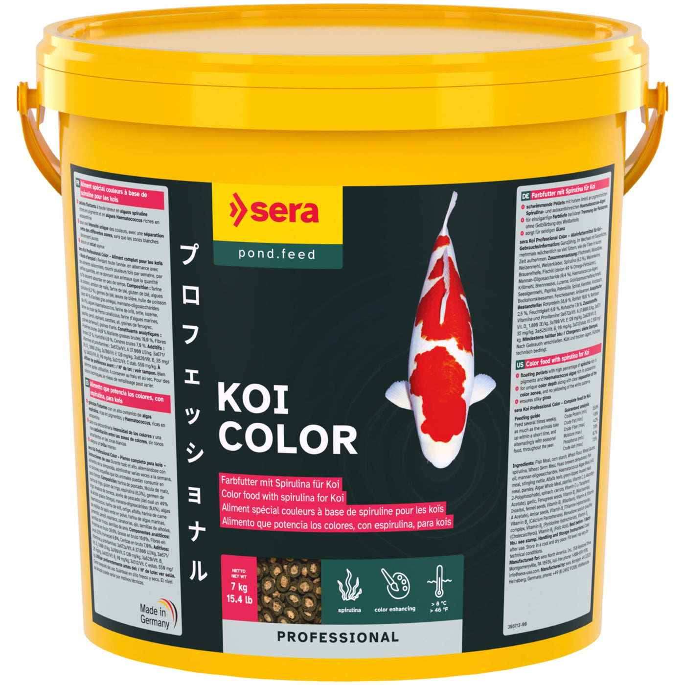 Sera Koi Professional Color 21 L - 7 kg - productfoto
