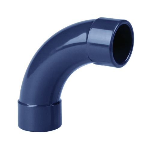 Cepex PVC bocht 90° Ø110mm PN16, detailaanzicht PVC Hulpstuk