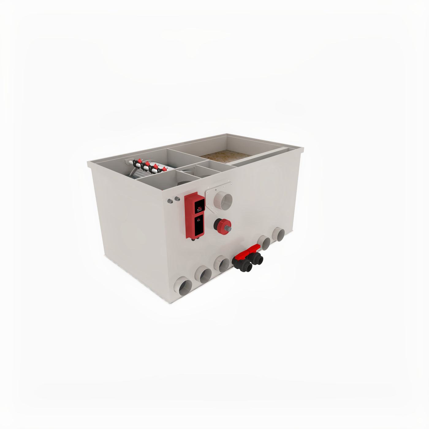Red Label Aquaking Trommelfilter - BASIC Combi 20/25 - niet gevuld - Pomp - productfoto