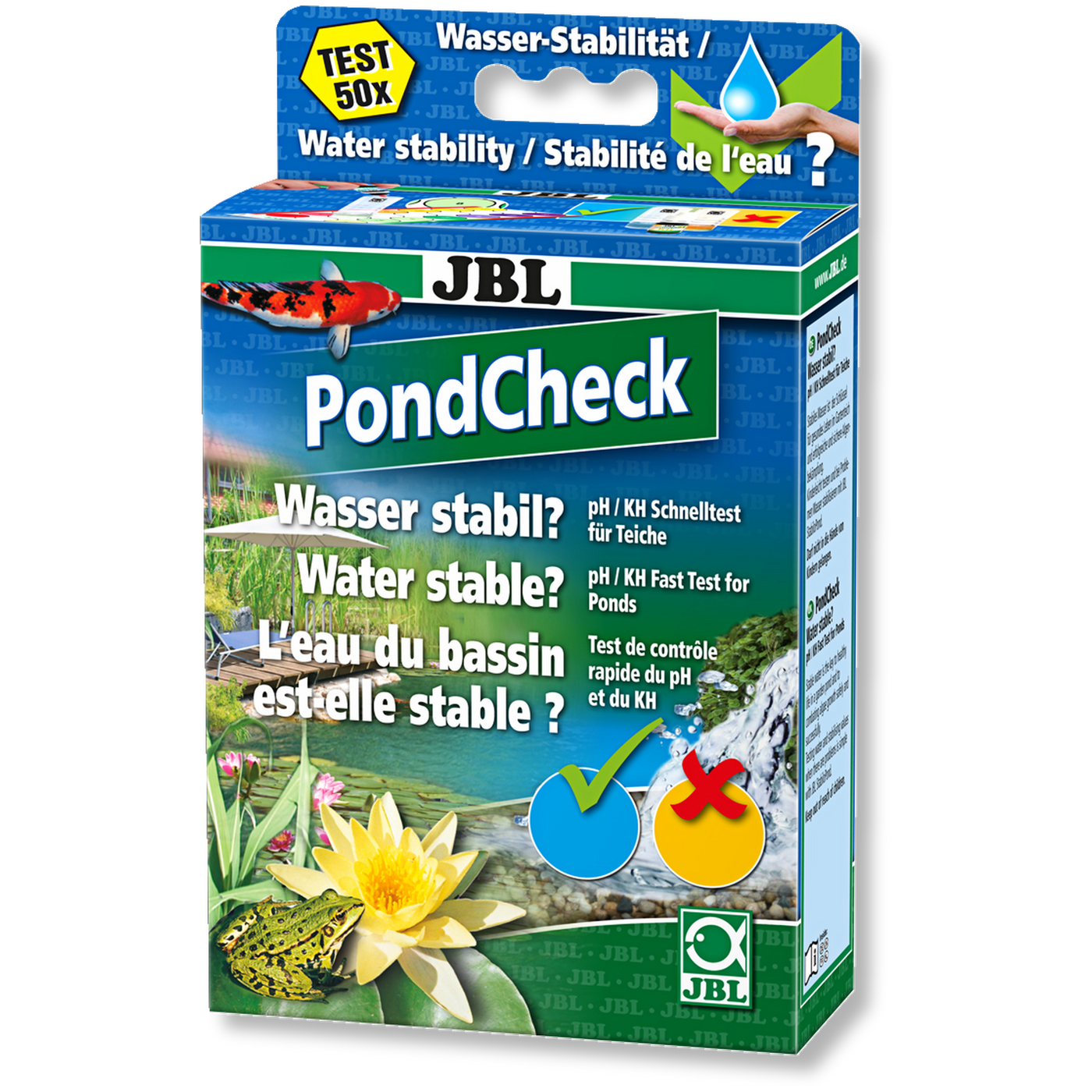 JBL PondCheck - snelle watertest voor pH en KH in vijvers