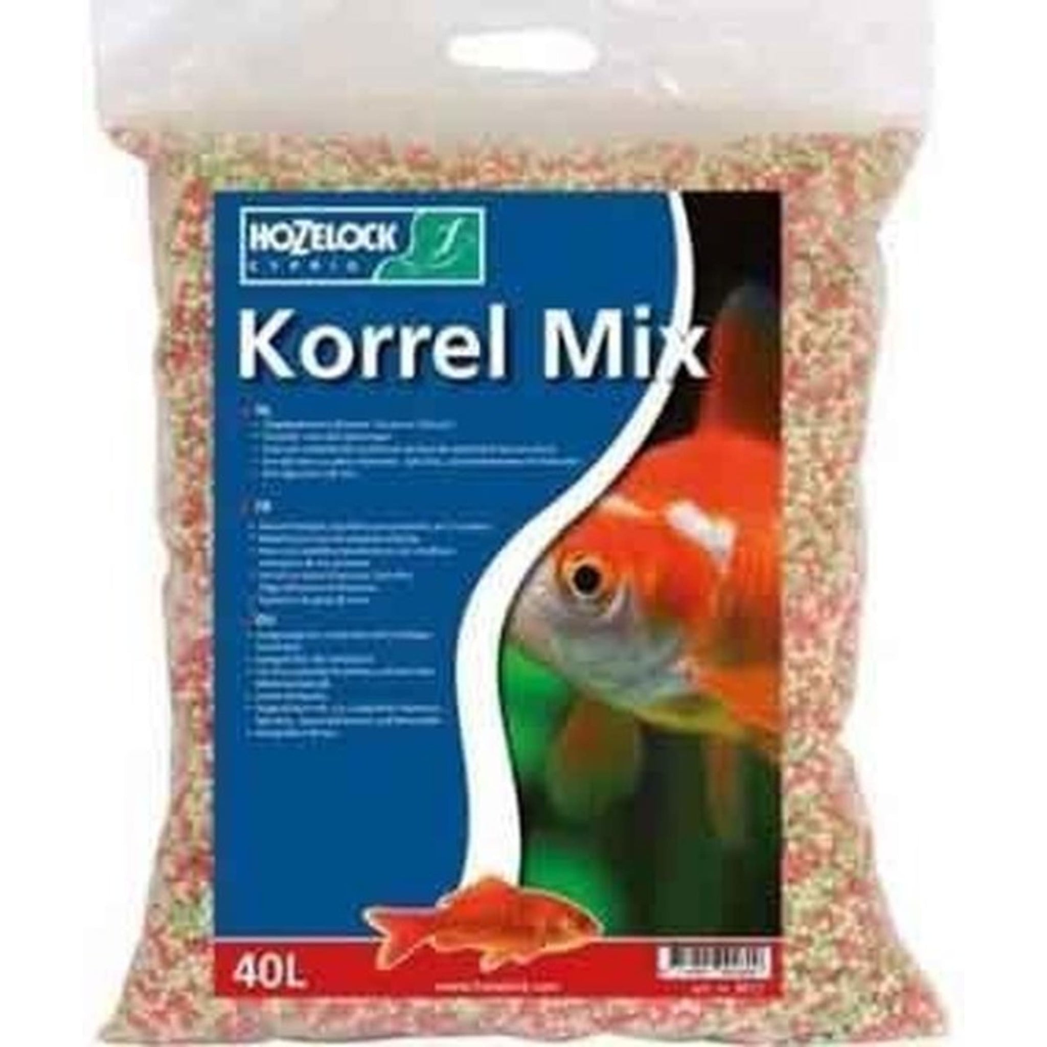 HoZelock Visvoer Korrels Mix 4 kilo / 40 liter - productfoto