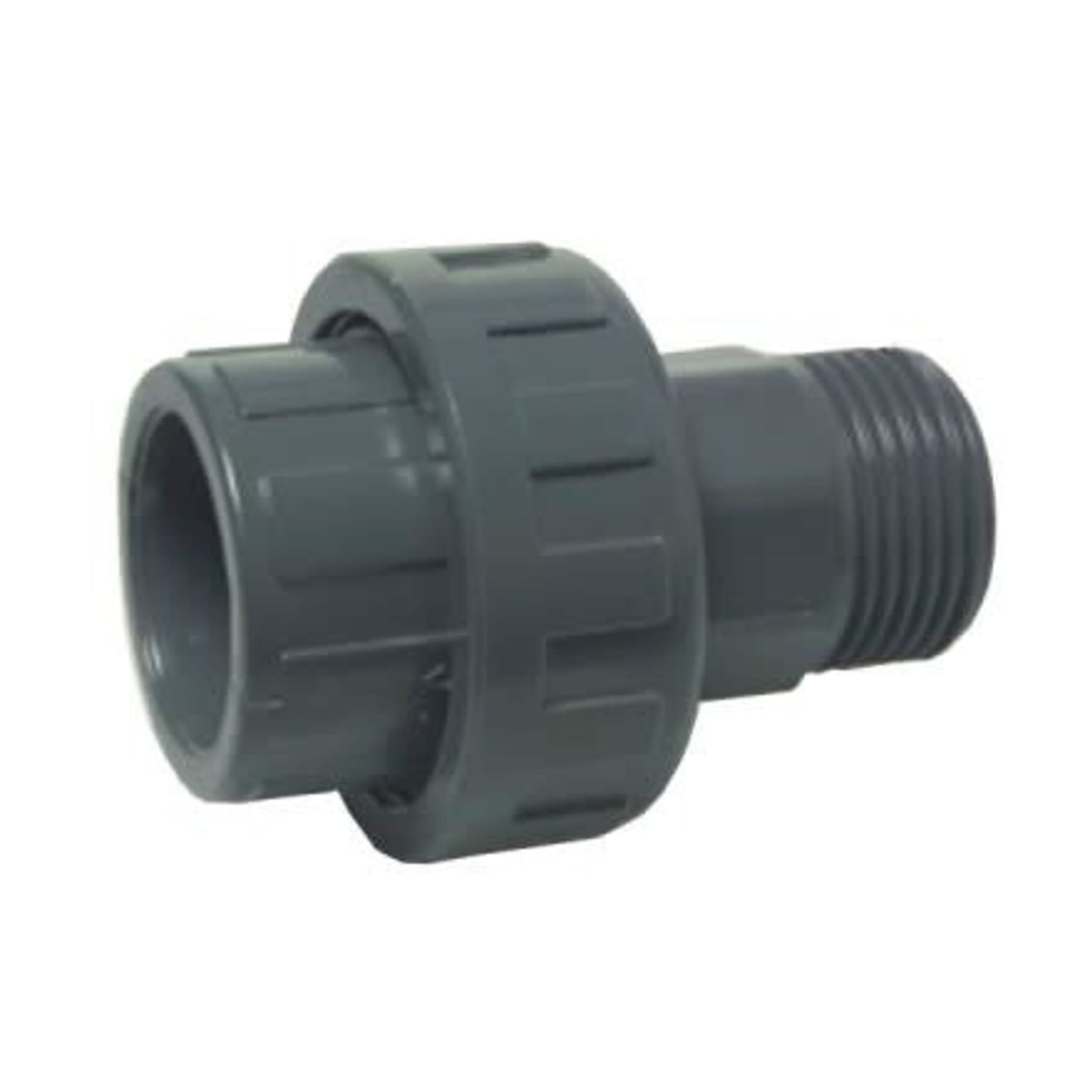 Aquaforte PVC Koppeling 25 mm lijm x 3/4" buitendraad - Druk-PVC overgang naar schroefdraad