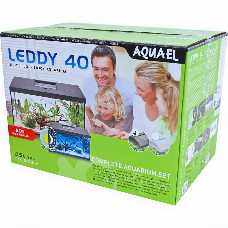 Aquael Aquarium Leddy 40 Day&Night Zwart - productfoto, Aquarium bij Vijvercentrum