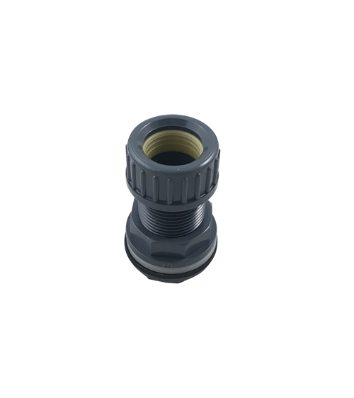 Wanddoorvoer (1 ") met klemring 25mm