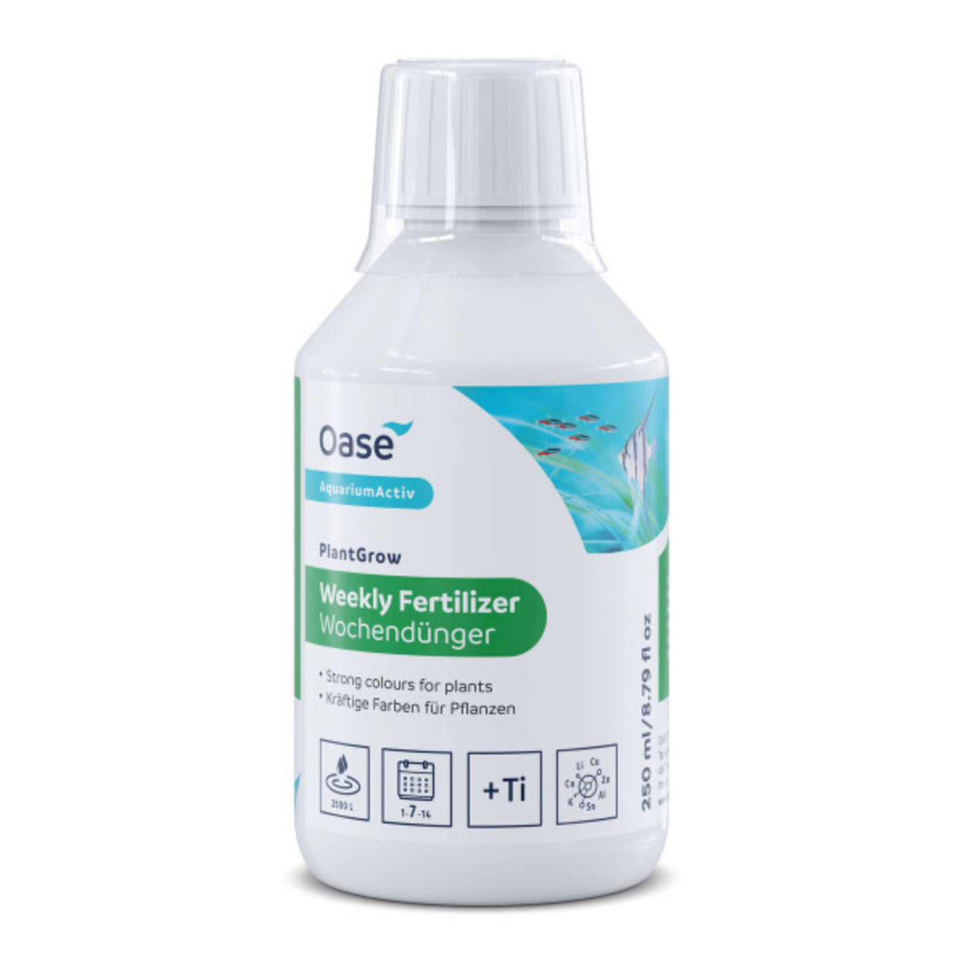 Oase PlantGrow Wekelijkse Meststof 250 ml - aquarium plantenvoeding