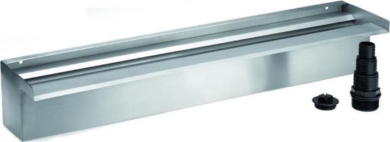Oase Waterfall 60 - RVS waterval van 60 cm breed voor inbouw of wandmontage