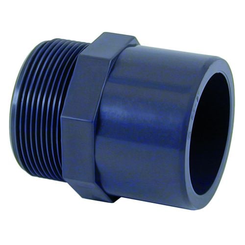 Cepex puntstuk 50 mm x 1,5 inch buitendraad PN10 - PVC overgang lijm/draad | Cepex productafbeelding, PVC Hulpstuk bij Vijvercentrum