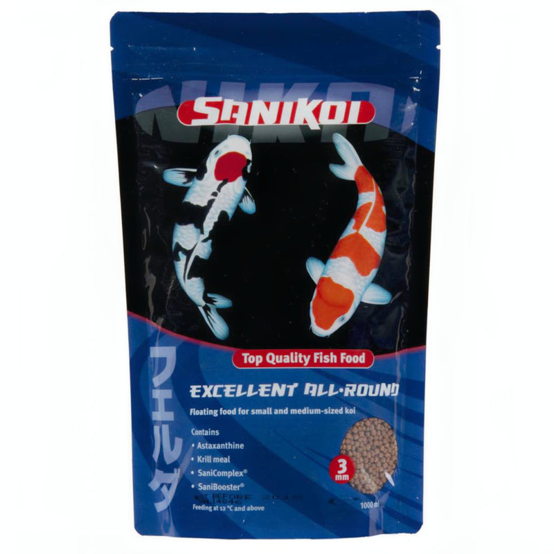 Sanikoi Excellent All-Round 3mm (1 Liter) - productfoto, Onderhoudsproduct bij Vijvercentrum