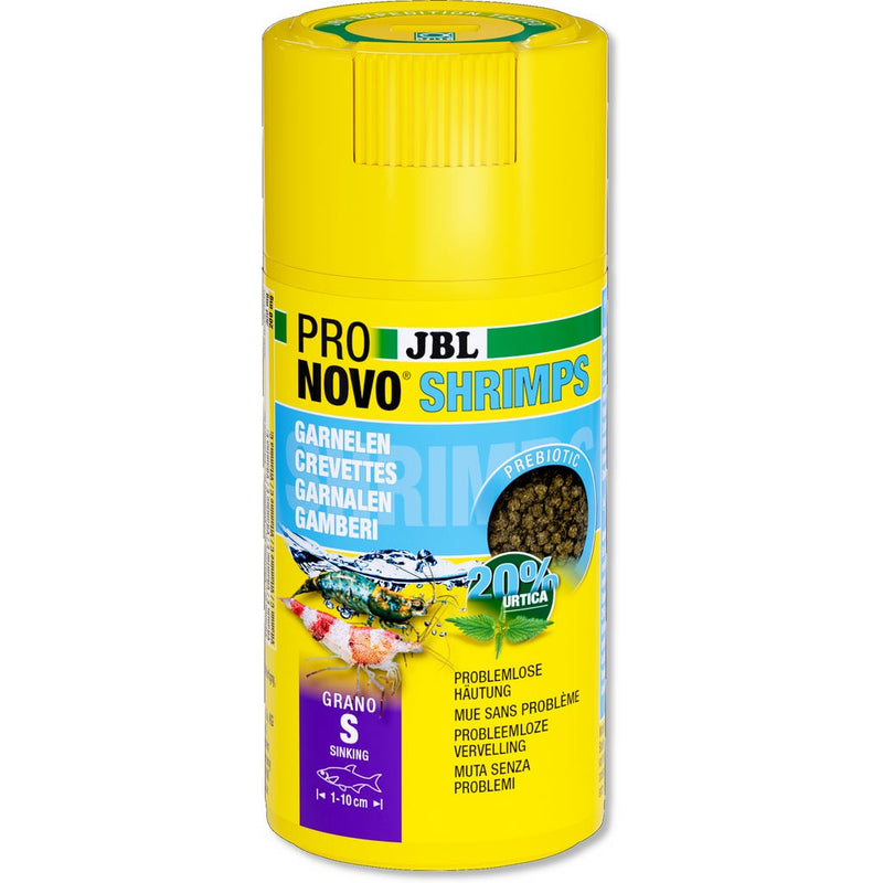 JBL ProNovo Shrimps Grano S Garnalenvoer 100ml (1-10 cm), Aquariumvoer bij Vijvercentrum