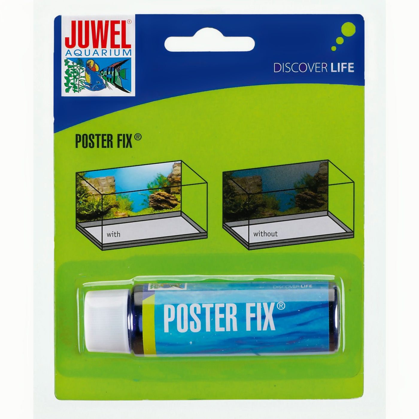 Juwel Poster Fix - bevestigingslijm voor aquarium achterwandposter
