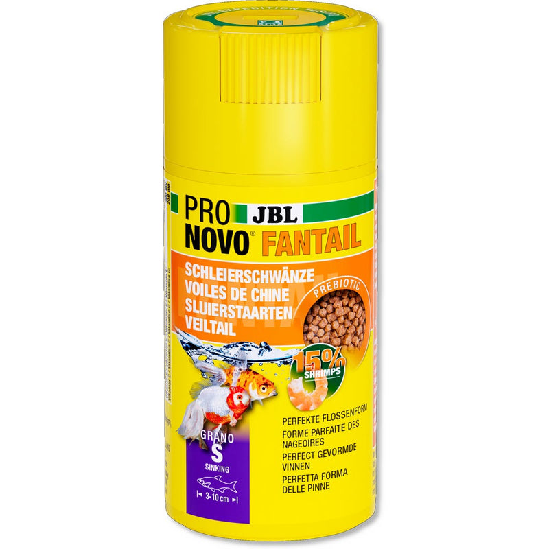 JBL ProNovo Fantail Grano S Click Sluierstaartvoer 100ml (3-10 cm), Aquariumvoer bij Vijvercentrum