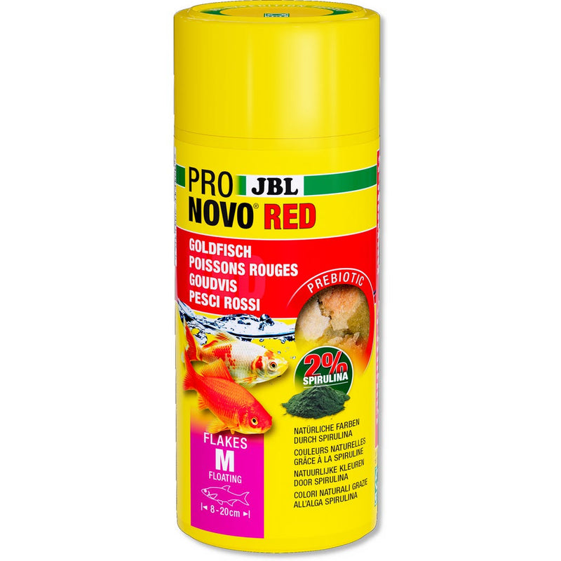 JBL ProNovo Red Flakes M Goudvis Vlokkenvoer 250ml (8-20 cm), Aquariumvoer bij Vijvercentrum
