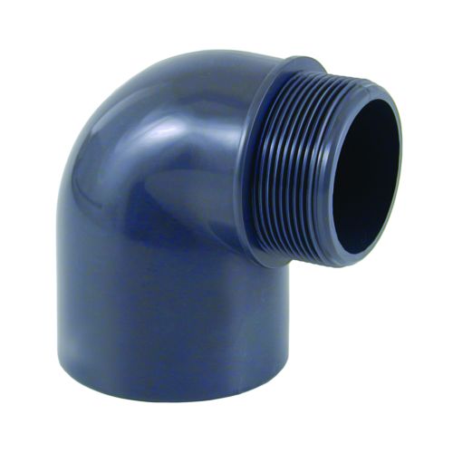 Cepex PVC knie 90° 63 x 2" buitendraad PN10