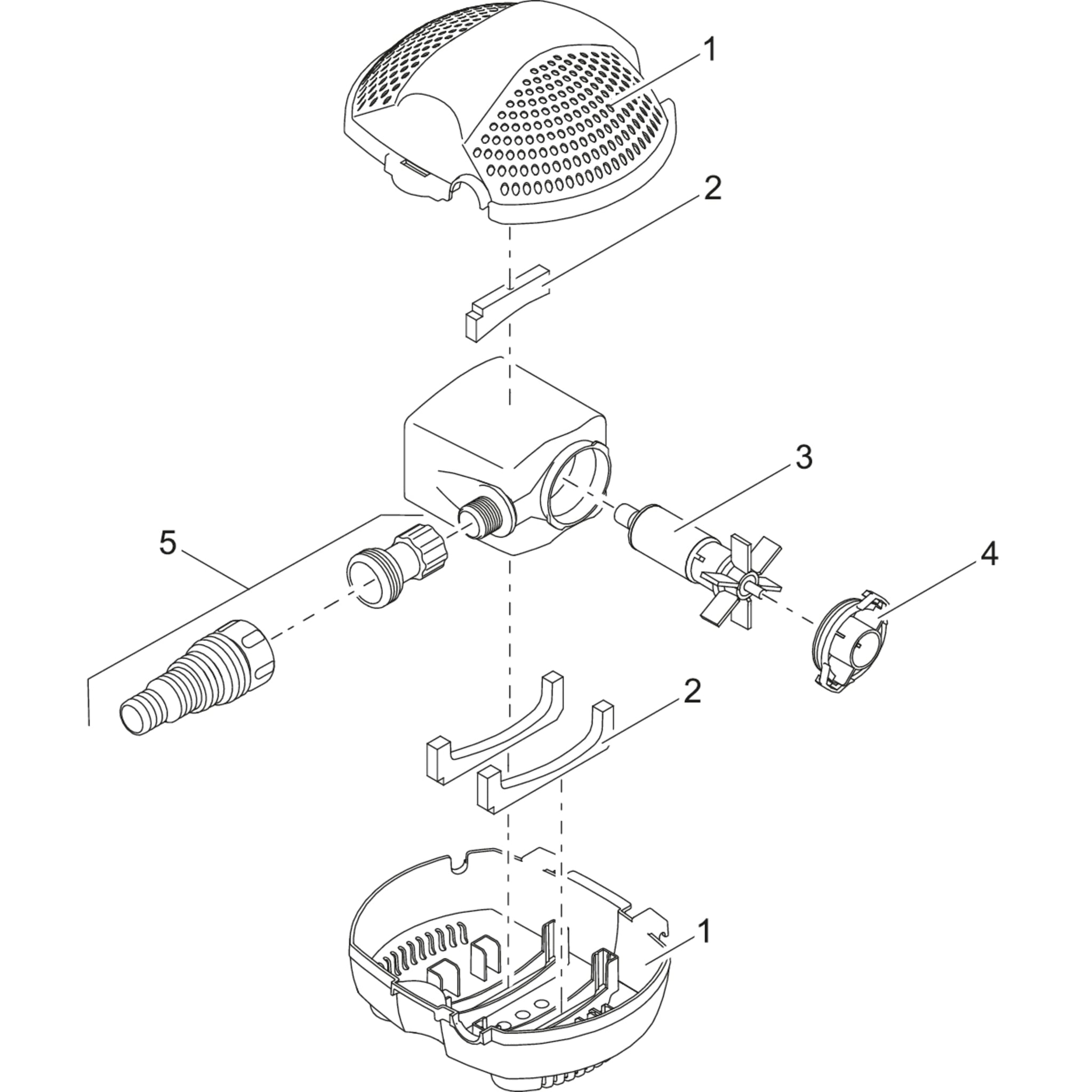 Oase Vervangingsrotor ASE 1500 - gemagnetiseerde rotor voor AquaSkim Estuary