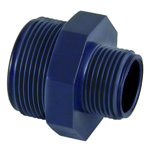 Cepex PVC verloopnippel 1¼" x ¾" buitendraad PN10