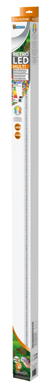 Superfish Retro LED Multi T5 115 cm - RGB kleurwisselende LED voor T5 armaturen, afbeelding 2 Aquarium Verlichting