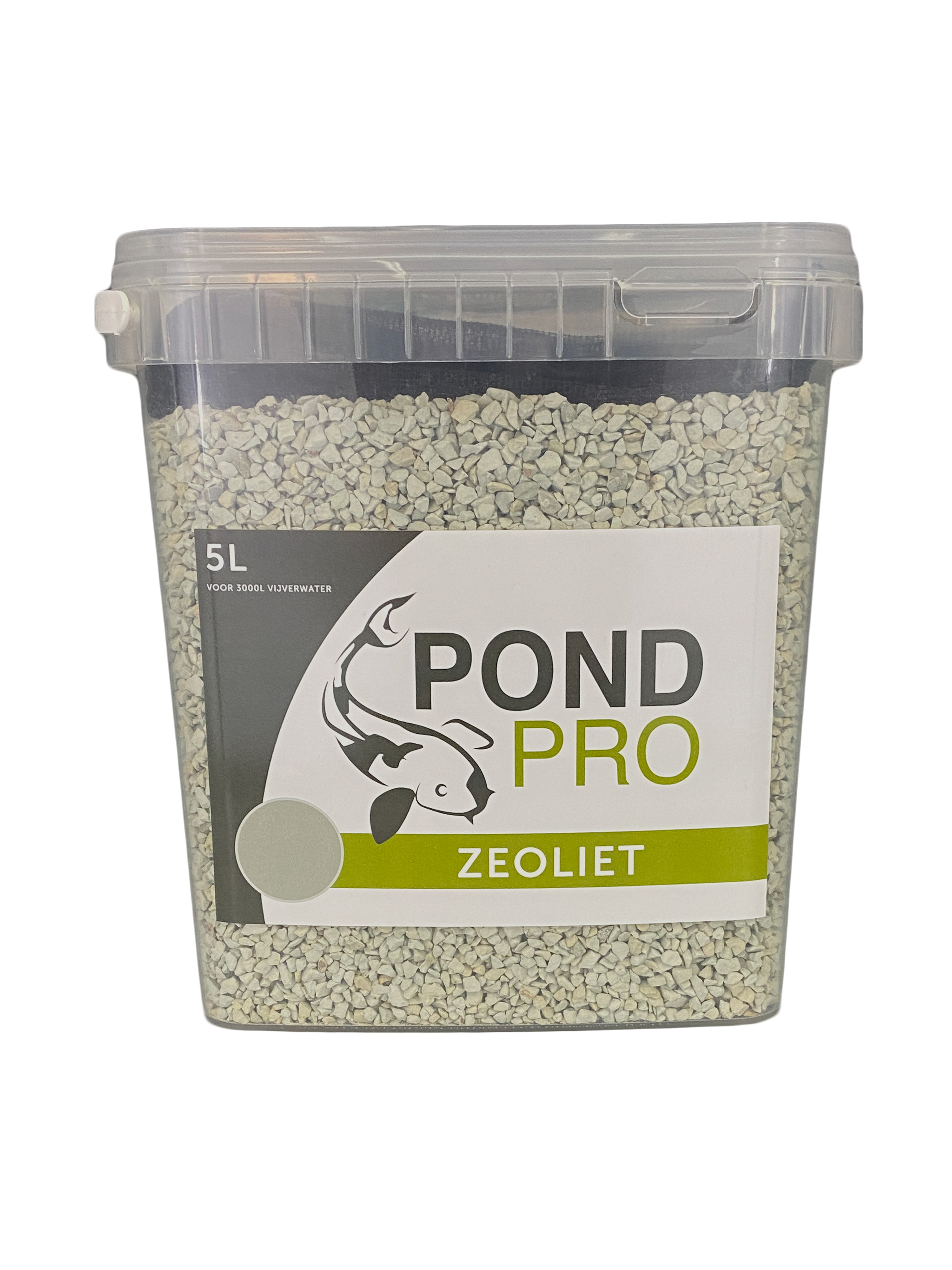 Zeoliet filtermateriaal 2,5 tot 5 mm korrel 5000 ml vijverfilter