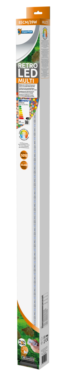 Superfish Retro LED Multi T5 85 cm 39W - LED-buis voor aquariumverlichting