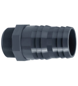 PVC Slangtule met buitendraad 50 mm x 1 1/2"