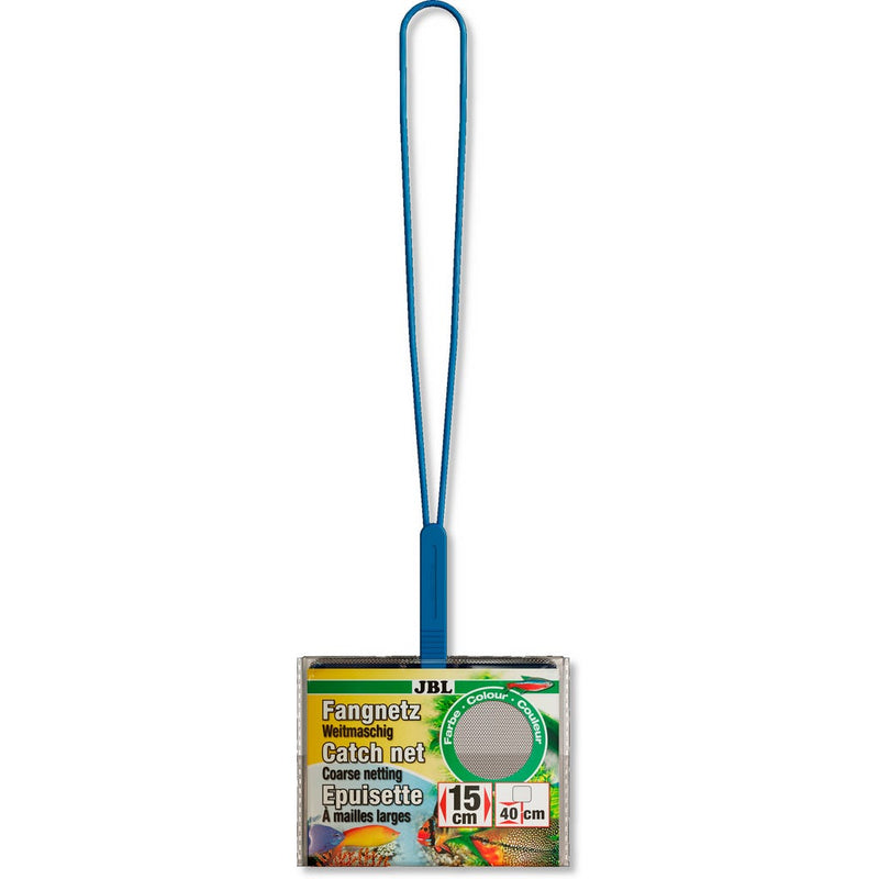 JBL Vangnet Premium Zwart 15 cm (Grofmazig, 41 cm steel), Aquarium schepnet bij Vijvercentrum