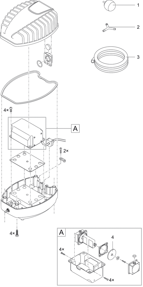 Y-verdeler 5 mm AquaOxy doorschijnend