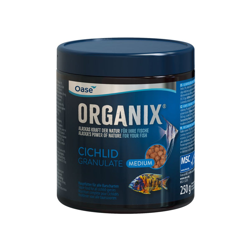 Oase ORGANIX Cichlid Granulate M 550ml - Cichlidenvoer voor omnivore cichliden, afbeelding 2 Visvoer