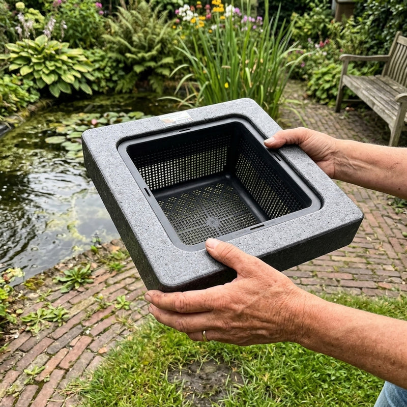 Superfish Floating Island 25x25x5 cm - Drijvende plantenmand voor op de vijver, afbeelding 3 Drijvend planteneiland
